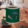 Tulane University Primary Logo Ceramic Coffee Mug Novelty Gift Mugs for Coffee Tea and Hot Drinks 11oz White - 4 of 4