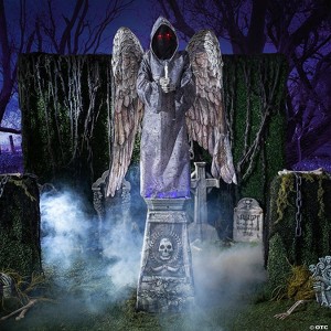 96" Cemetery Angel Animated Halloween Prop - 1 of 4