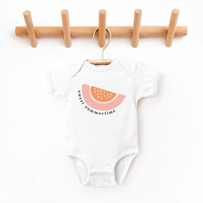 The Juniper Shop Sweet Summertime Watermelon Baby Bodysuit