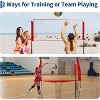 8x11Ft Height-Adjustable Volleyball Training Net | Portable Durable Practice Net for Serving/Spiking/Hitting - Indoor/Outdoor Use - 4 of 4