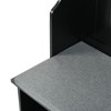 NicBex Marlene Hall Tree with Storage Bench Black - 3 of 4