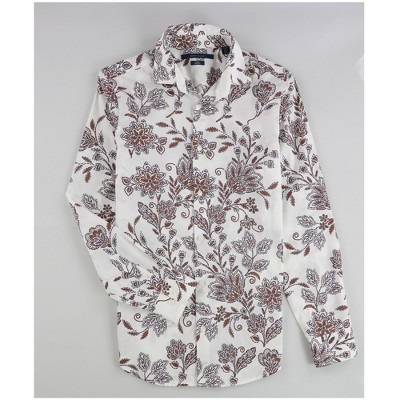 Perry Ellis Mens Floral Button Up Shirt