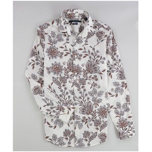Perry Ellis Mens Floral Button Up Shirt - 1 of 2