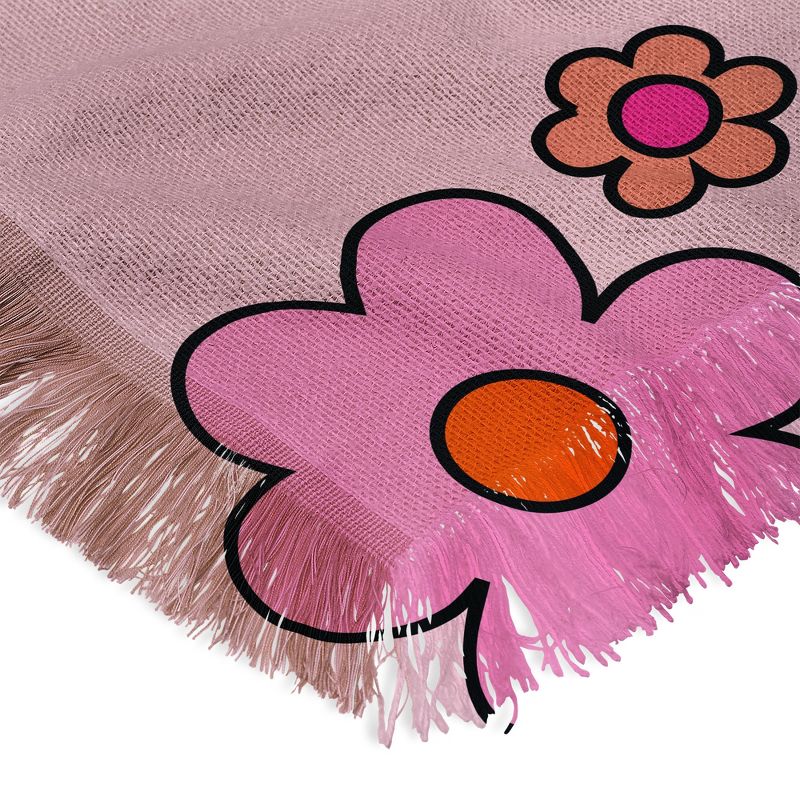 Daily Regina Designs Colorful Mushrooms And Flowers Woven Throw Blanket - Deny Designs, 5 of 8