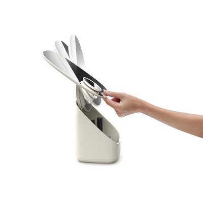 Shell Compact Countertop Makeup Organizer with Dual Mirrors