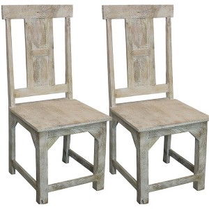 Moti Benedict 2-Piece Set: Benedict Dining Chair White Wash - 1 of 1