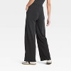 Women's High-Rise Fleece Wide Leg Sweatpants - Universal Thread™ - 2 of 3