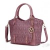 MKF Collection Fula Signature Crossbody Satchel – Vegan Leather Handbag by Mia K - 2 of 4