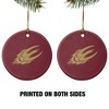 Elon University Primary Logo Porcelain Holiday Christmas Tree Ornament - 2 of 4