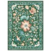 Washable Rug for Bedroom Modern Non Slip Botanical Accent Rug Soft Flower Throw Floor Cover Floral Rugs Indoor Decor - 3 of 4