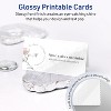 Avery Printable Tent Cards, 2-1/6" x 4", Glossy White, 40ct - 2 of 4
