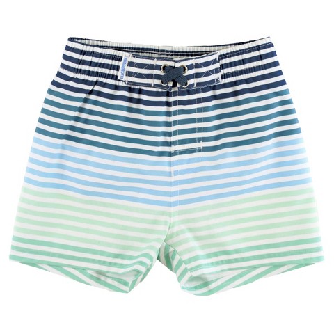 RuggedButts Boys Swim Trunks - Coastal Stripe, Size : 4T