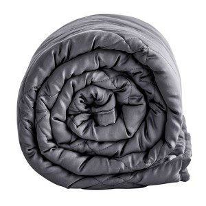 50"x60" 10lbs Tencel Weighted Throw Blanket Gray - Rejuve: Hypoallergenic, Cool Touch, Luxurious - 1 of 4
