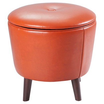 orange ottoman target