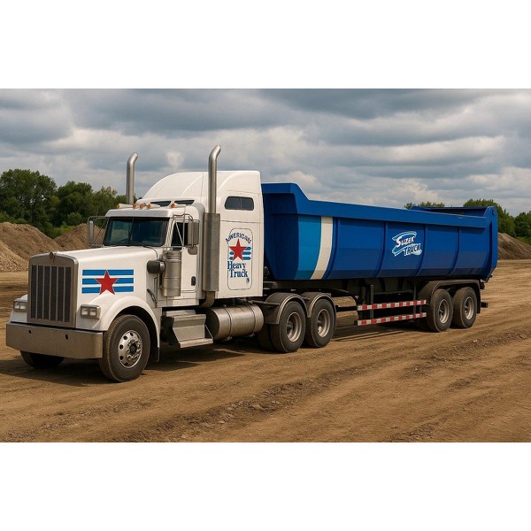 Camión Volquete de Juguete para Niños Big Daddy Big Rig 20" de Servicio Pesado 6
