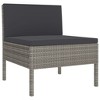 vidaXL Garden Furniture Set Gray - 4 of 4