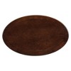 Ridstar Modern Oval Coffee Tables with Storage For Living Room-Dark Brown - 4 of 4
