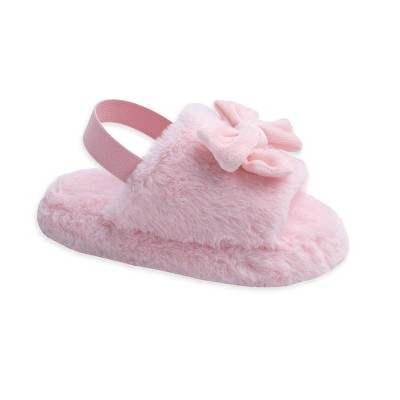 Kids Slippers Pink Bow - Bullseye's Playground™