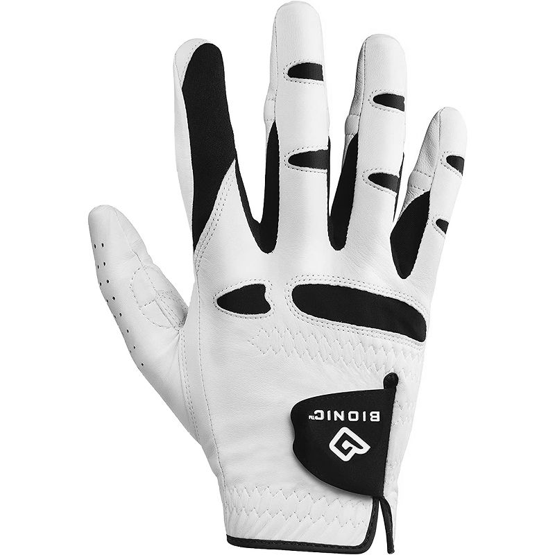 Bionic Men's StableGrip Natural Fit Right Hand Golf Glove - White/Black, 2 of 5