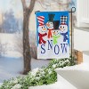 Snow Friends Garden Applique Flag - 2 of 3