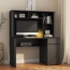 NicBex Multi-Function Computer Desk with Hutch,Power Outlets&Night Light,Modern Writing Desk Executive Table for Home&Office,Study Table - 2 of 4