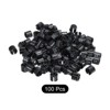Unique Bargains Round Plastic Reusable Garment Hanger Marker Number Tag Black 100 Pcs - 3 of 3