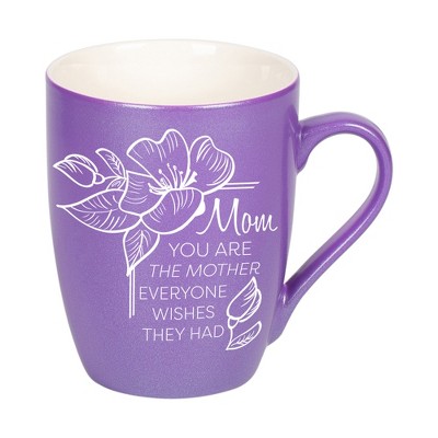Elanze Designs Mom You Are The Mother Everyone Wishes They Had Passion Purple 10 ounce New Bone China Coffee Cup Mug