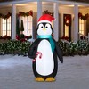 Gemmy Christmas Airblown Inflatable Penguin OPP, 7 ft Tall, Multi - 2 of 3