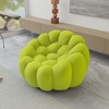 WJSHome Single Bubble Couches for Living Room, Memory Foam Round Bubble Sofa, 3D Honeycomb Shape Curved Sofas for Living Room, Small Space - 2 of 2