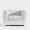 HOMES: Inside + Out Sunhaven Contemporary Boucle Fabric Deep Barrel Accent Armchair - image 3 of 4