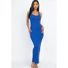 Slickblue Women's Solid Maxi Dress, Sleeveless Stretch Jersey Fabric, Casual Fit, Multi Colors Options, Size S-L - 2 of 4