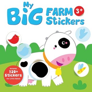My Big Farm Sticker Book: Cow (Ages 3+) - (Yoyo My Big Farm Sticker Book) by  Yoyo Books (Hardcover) - 1 of 1