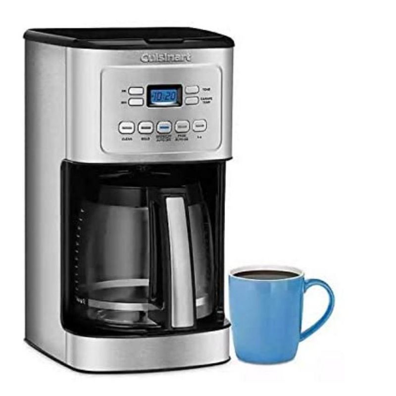 Cuisinart DCC-1800FR 14 Cup Programmable Coffee Maker with Hotter Coffee Option Silver - Certified Refurbished, 2 of 4