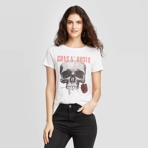 Women S Guns N Roses Short Sleeve Graphic T Shirt Juniors