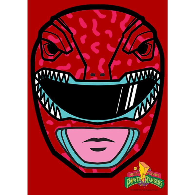 Men's Power Rangers Red Ranger Helmet T-Shirt, 2 of 6