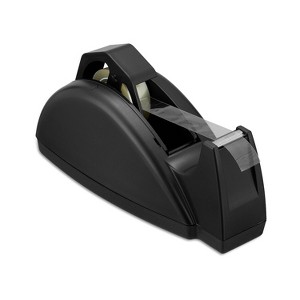Staples Heavy-Duty Desktop Tape Dispenser Black 1" and 3" Core 1671310 - 1 of 4