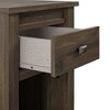 PAGED Wooden Nightstand with 1-Drawer, Mid-Century Modern Bedside Table with Smooth Metal Glides, End Table for Bedroom - 3 of 4
