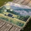 Room To Roam 60x50 Inch Cotton Throw – Rustic Nature Theme by Manual Woodworkers and Weavers - 3 of 3