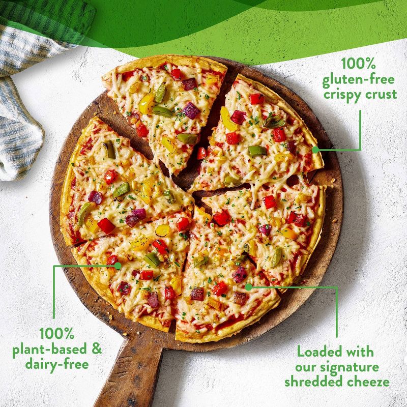 Daiya Dairy-Free Gluten Free Cheese Lover&#39;s Frozen Pizza - 15.7oz, 5 of 8
