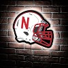 Evergreen Ultra-Thin Edgelight LED Wall Decor, Helmet, University of Nebraska- 19.5 x 15 Inches Made In USA - 2 of 4