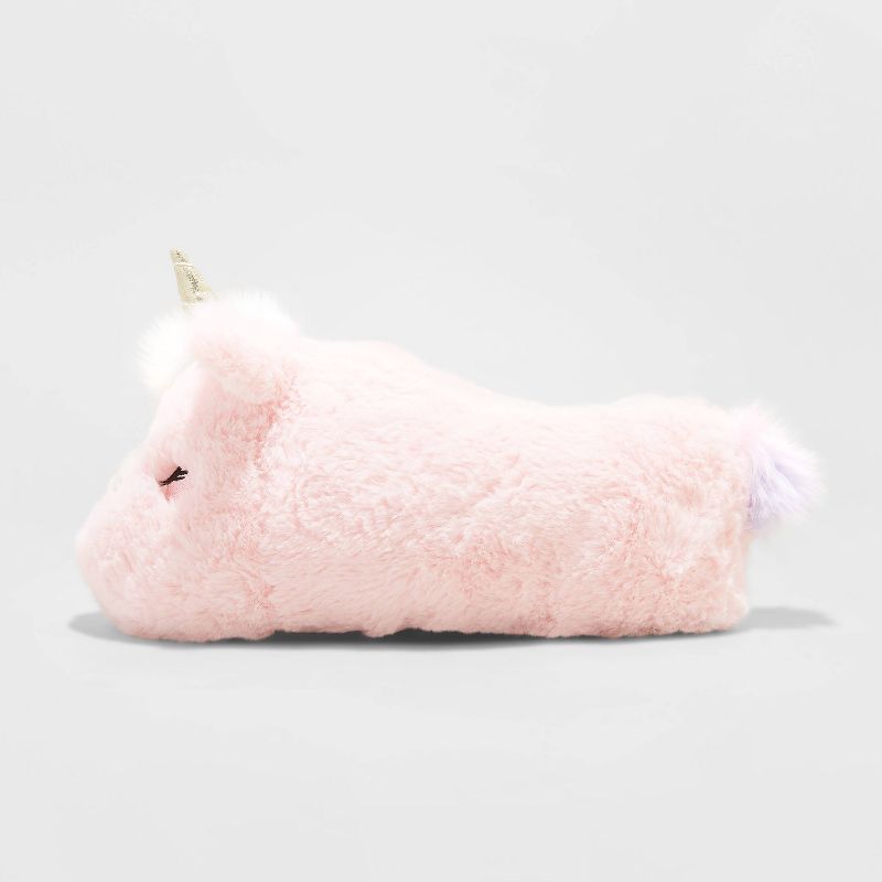 Kids' Jaslynn Unicorn Slippers - Cat & Jack™ Pink, 2 of 5