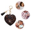 Unique Bargains Heart Handbag Charm Dark Brown Gold Tone 1 Pc - 3 of 4