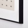 Urban Wild Studio desert check small charcoal Metal Framed Art Print - Deny Designs - 4 of 4
