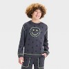 Boys' Crewneck Sweatshirt Pajama Set - Cat & Jack™ - 3 of 4