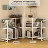 MOEPISY Record Player Stand, Record Player Table with Vinyl Storage Holds up to 300+ Albums - 3 of 4