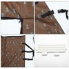 Unique Bargains Puppy Pattern Pet's Car Seat Cover Brown 1 Pc - 3 of 4