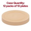 Smarty Had A Party 7.5" Matte Bright Yellow Plastic Salad Plates - 120 pcs - 4 of 4