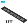 Unique Bargains Aluminum Rectangle Mesh with Mounting Screw Cabinet Air Vent Cover - 3 of 4