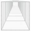 vidaXL Chicken Cage with Roof in Light Gray - Galvanized Steel, Secure and Comfortable Habitat, Perfect for Chickens and Other Small Animals - 4 of 4