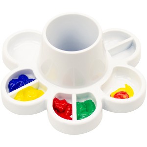 Storex Paint and Water Cup, White, Pack of 6 - 1 of 4